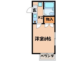 タウンハウス八木の物件間取画像